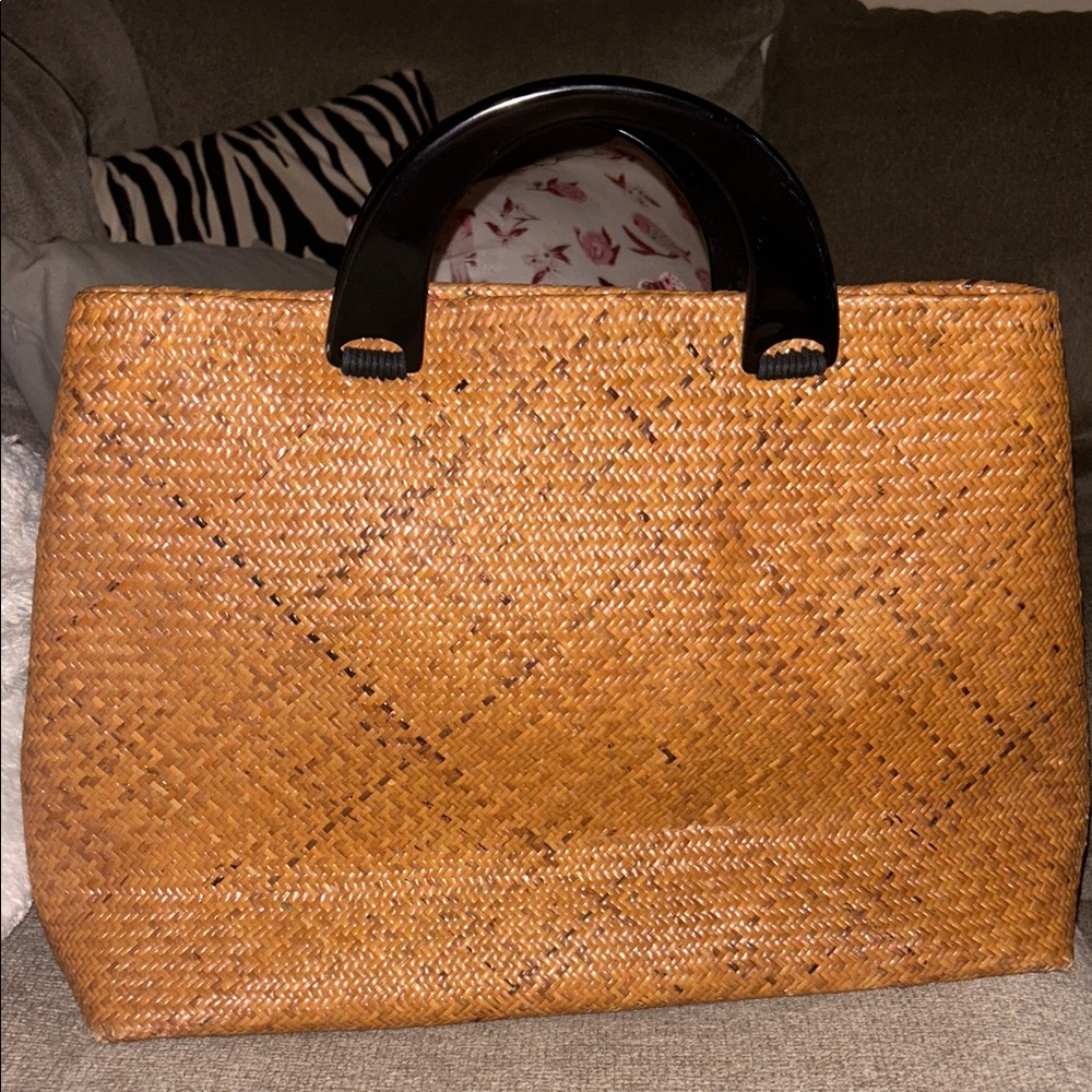 ASIAPHILE WICKER tote bag 💕